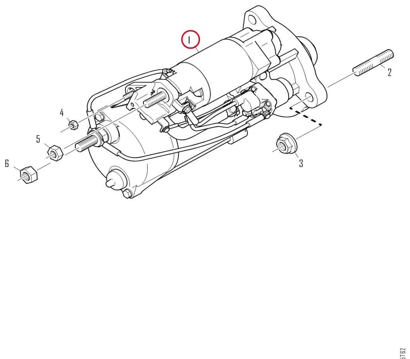 STARTER MOTOR - THIS PRODUCT IS REPLACED! 2403302