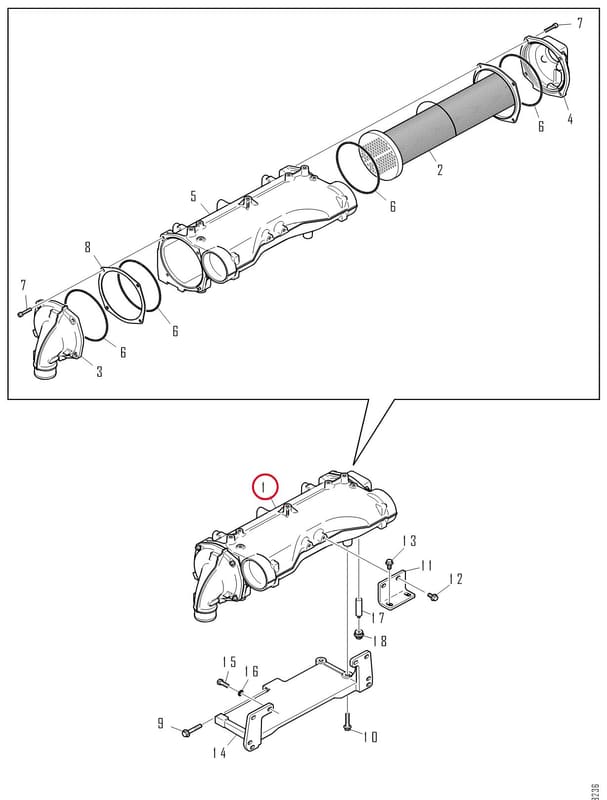 CHARGE COOLER 2481601