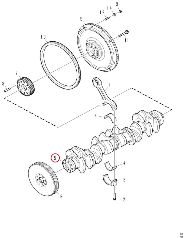 CRANKSHAFT RENOVERT- THIS PRODUCT IS REPLACED! 2507706R
