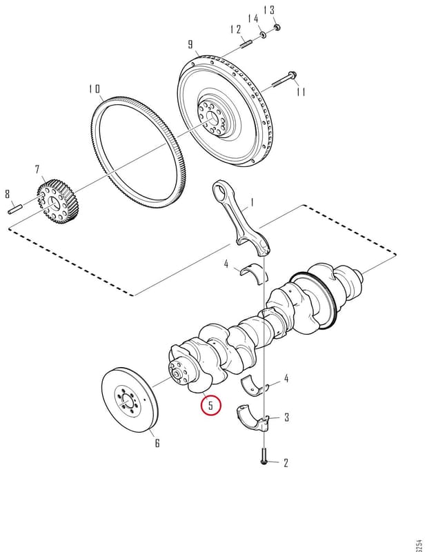 CRANKSHAFT 2527395