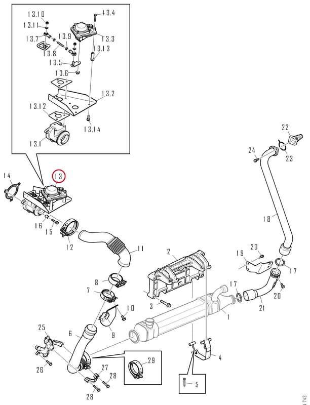 EGR-VALVE 2533637