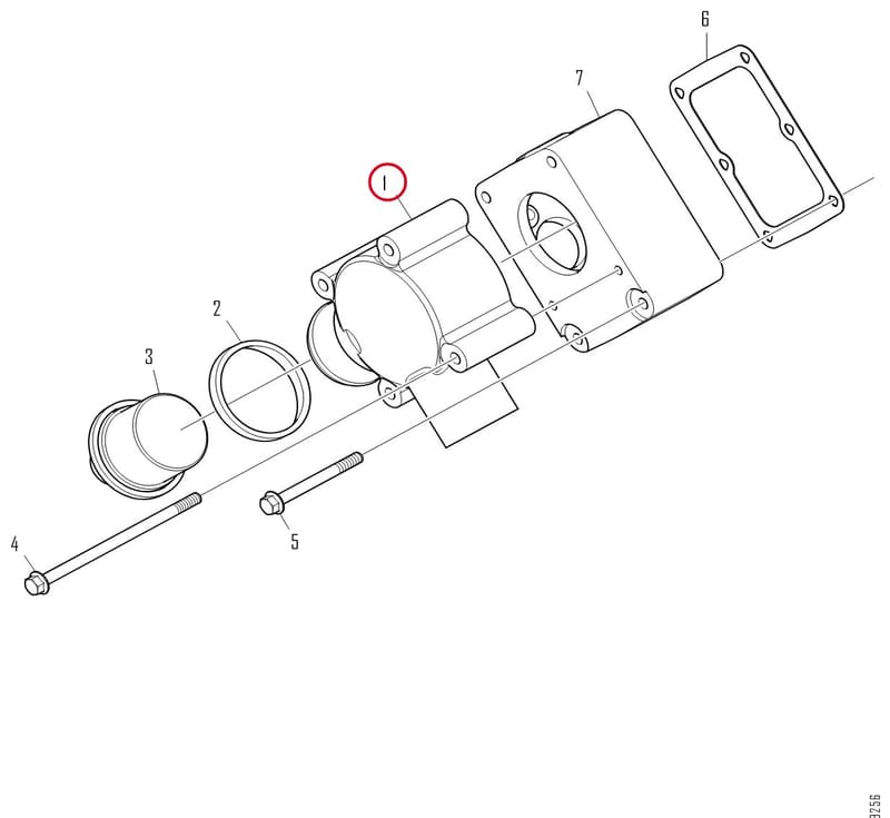 THERMOSTAT HOUSING 2538554