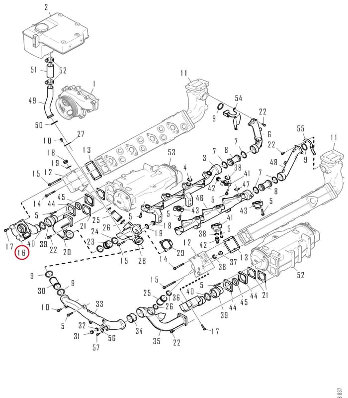 THERMOSTAT HOUSING 2538556