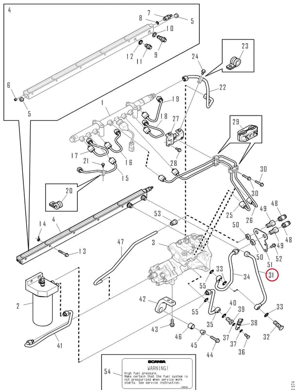FUEL PIPE 2564258