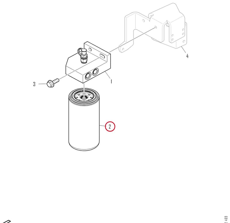 FUEL FILTER 2633096