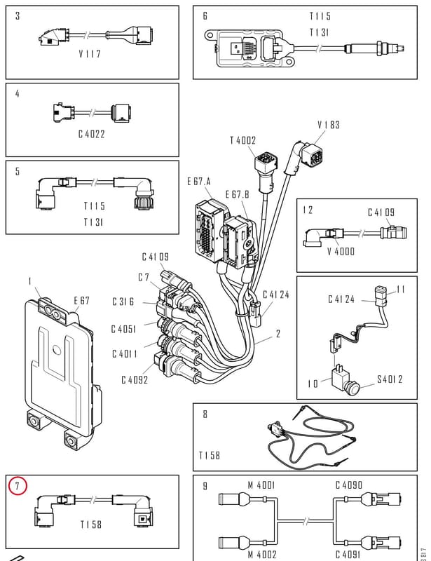 CABLE HARNESS - 20M 2710803