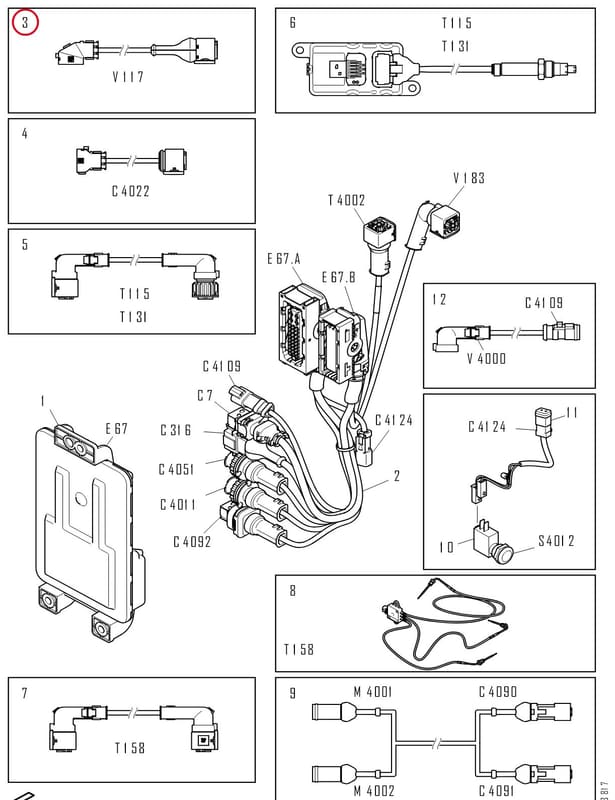CABLE HARNESS - 20M 2710804