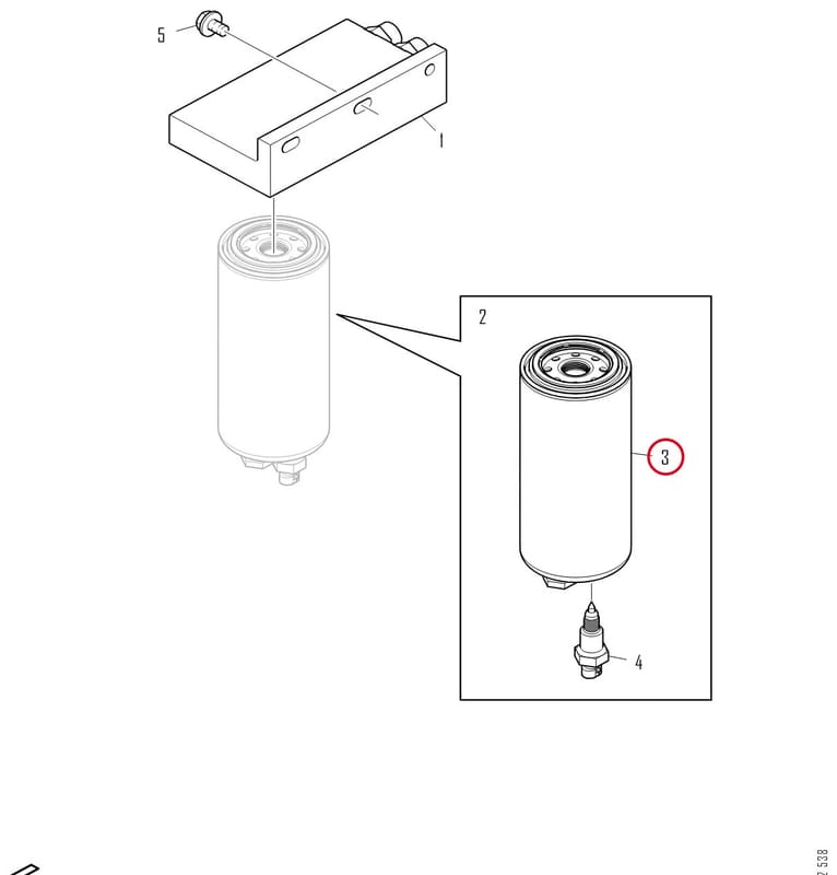 FUEL FILTER 2756878