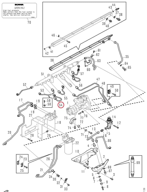 FUEL PIPE 2869946