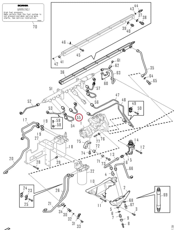 FUEL PIPE 2869947