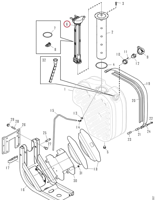 REDUCTANT PICK-UP UNIT 2874782