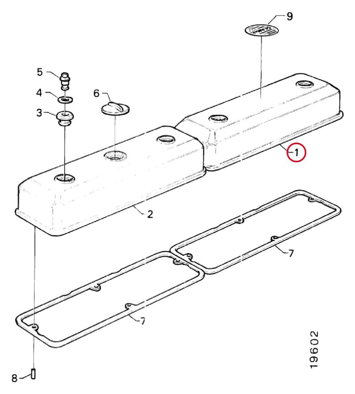 VALVE COVER 305976