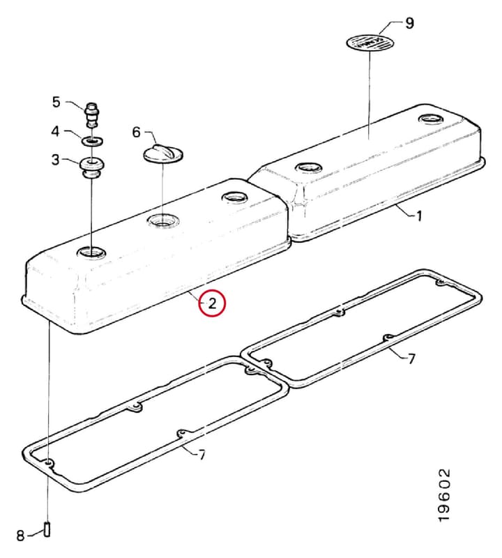 VALVE COVER 305977