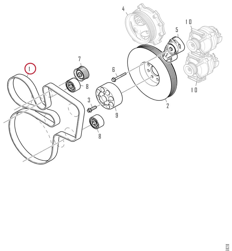 POLY-V-REM L = 2740MM 3148887