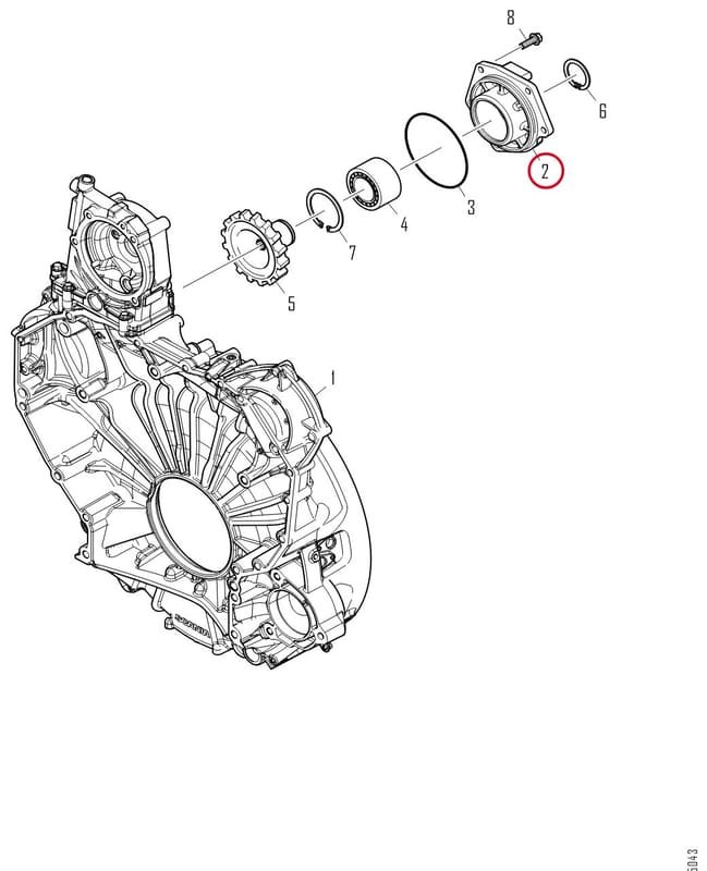 BEARING HOUSING 3230614