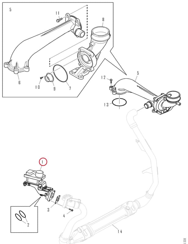 EGR-VENTIL 3233411