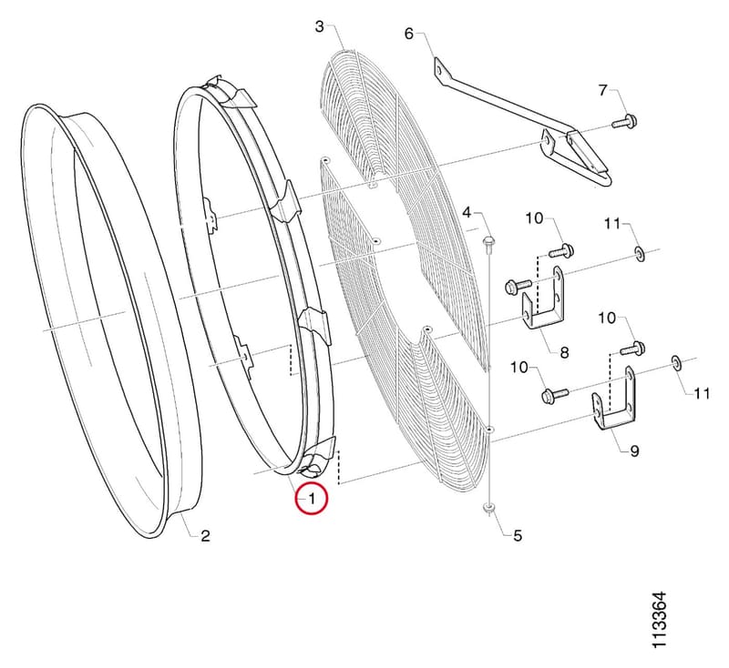 FAN RING 337615
