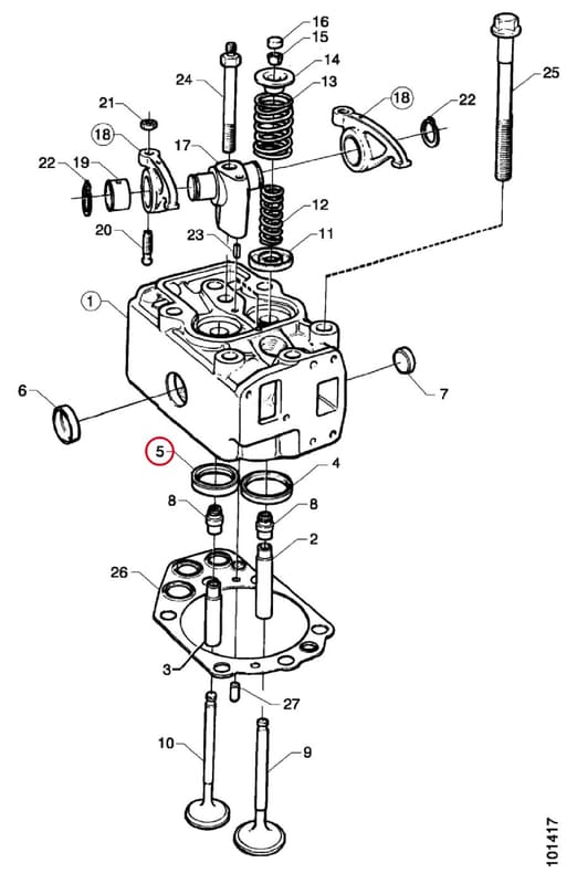 VALVE SEAT RING EXHAUST 351352