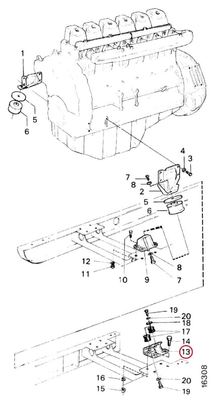 BRACKET 375090