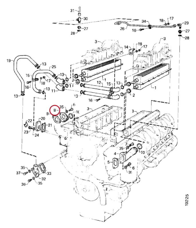 FLANGE - THIS PRODUCT IS REPLACED! 375240