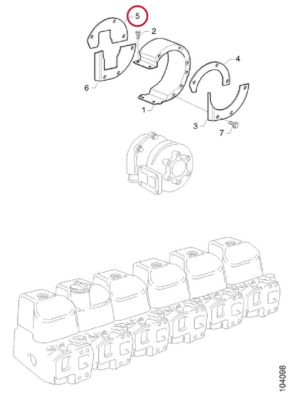 WEAR PLATE TURBO 387559