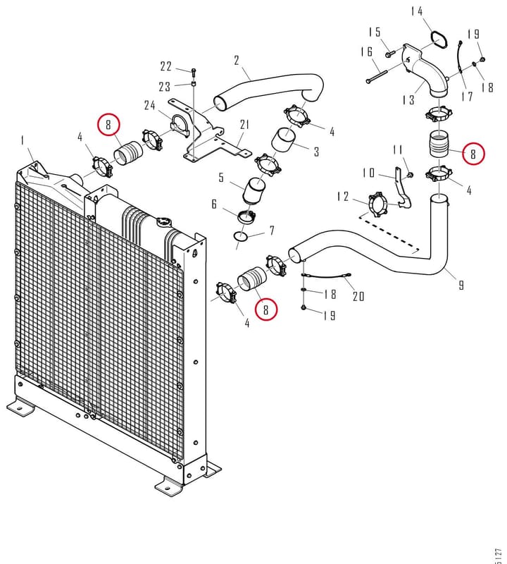 HOSE- THIS PRODUCT IS REPLACED! 488368
