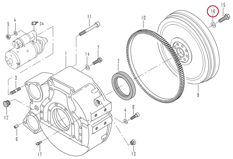 WASHER 5009 51400