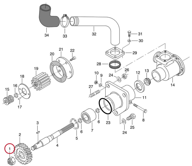 LOCK NUT 5106 11802