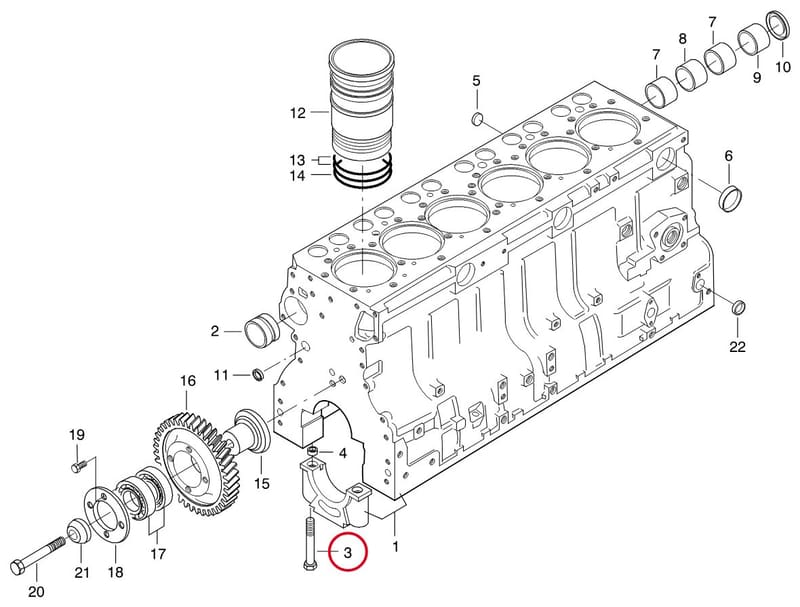 BOLT - THIS PRODUCT IS REPLACED! 5299 03180