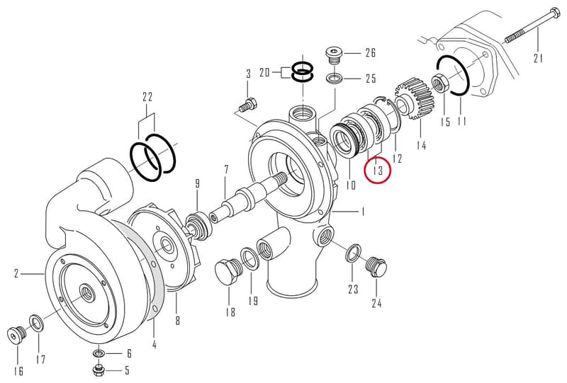 BEARING 6100 72050