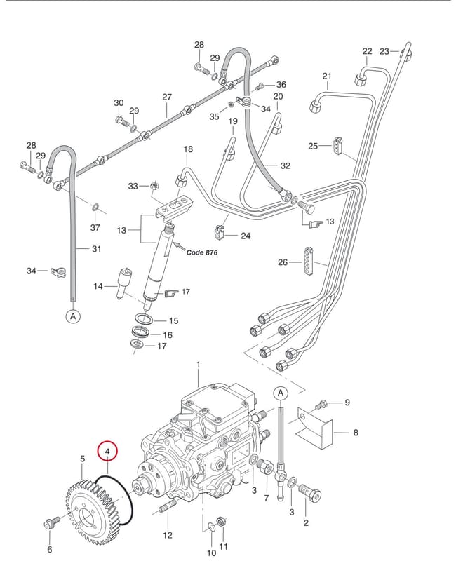 O-RING 6146 06825