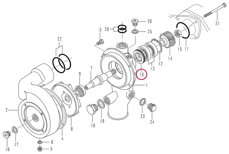OIL SEAL - THIS PRODUCT IS REPLACED! 6147 03247