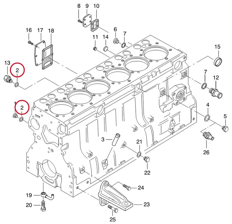 GASKET - THIS PRODUCT IS REPLACED! 6155 71014