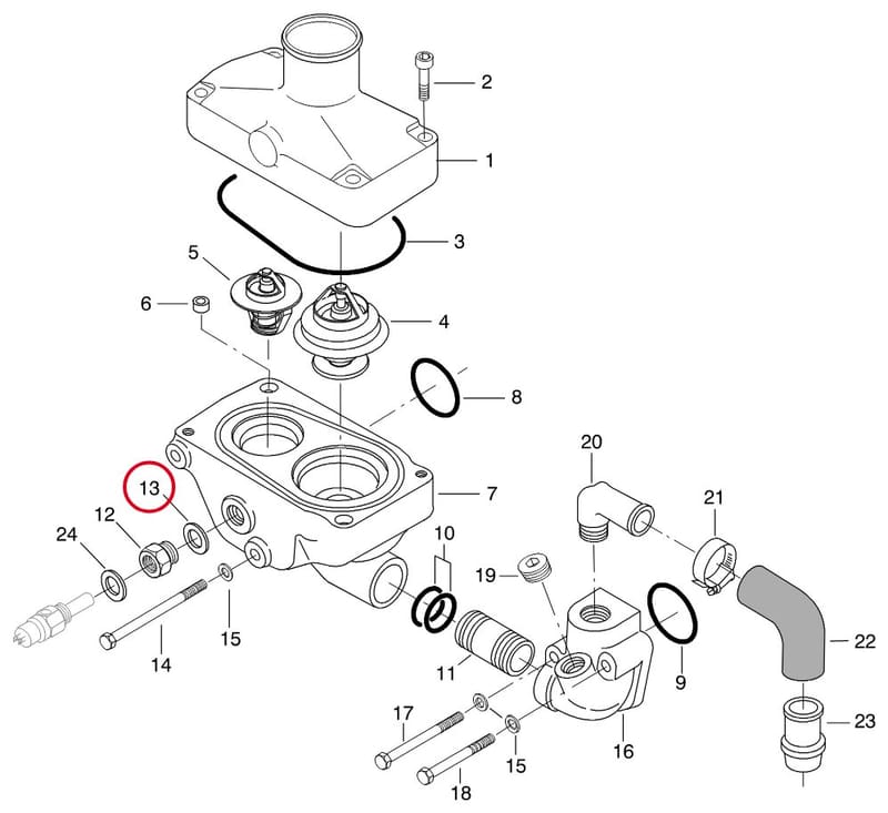 GASKET - THIS PRODUCT IS REPLACED! 6158 81722