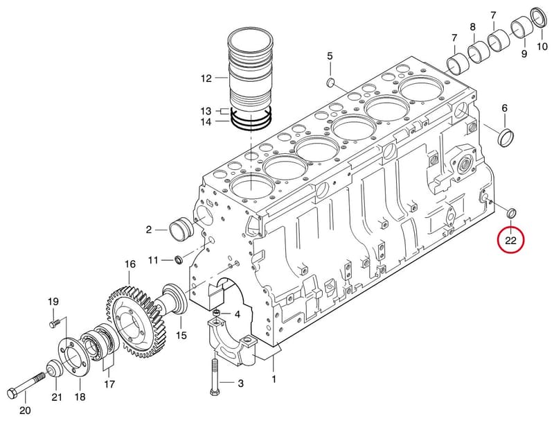 PLUG 6400 16020