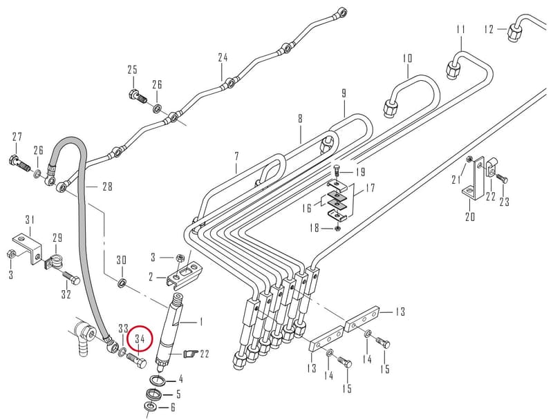 BANJO SCREW - THIS PRODUCT IS REPLACED! 6404 35005