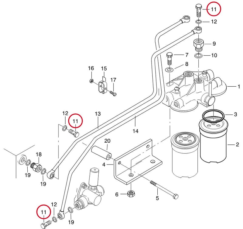 BANJO SCREW - THIS PRODUCT IS REPLACED! 6404 35010