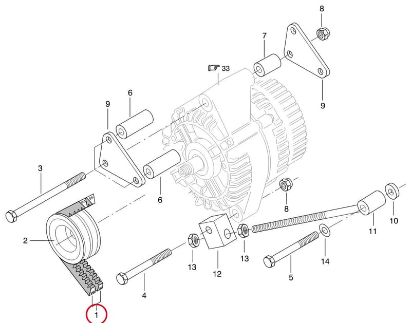 BELT - THIS PRODUCT IS REPLACED! 6841 21450