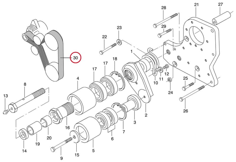 POLY-V-BELT 6851 21585