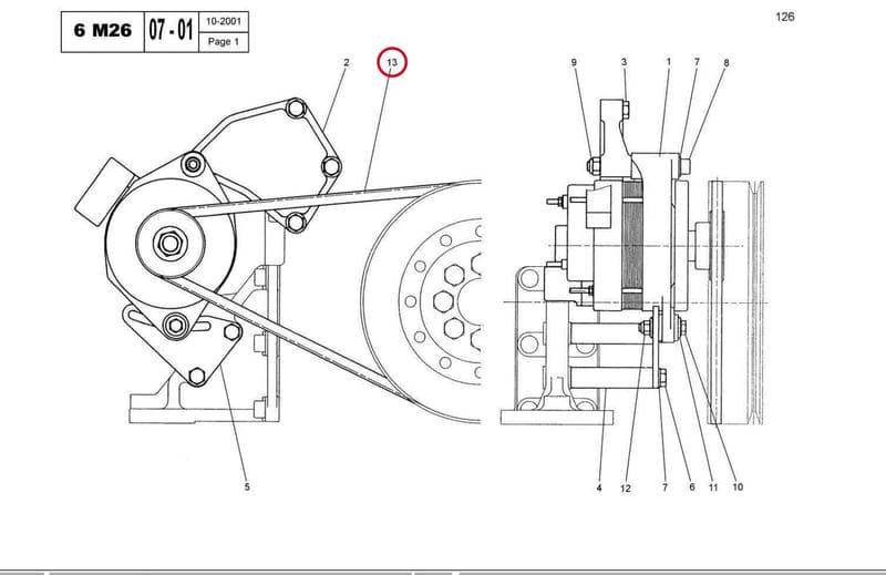 BELT SPAX 1207 77705470S