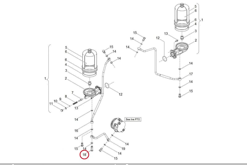 HOLLOW SCREW 14X150 DOUBLE 77720250H