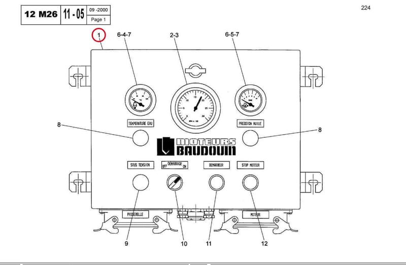 ENGINE ROOM MONITORING BOX 77727251S