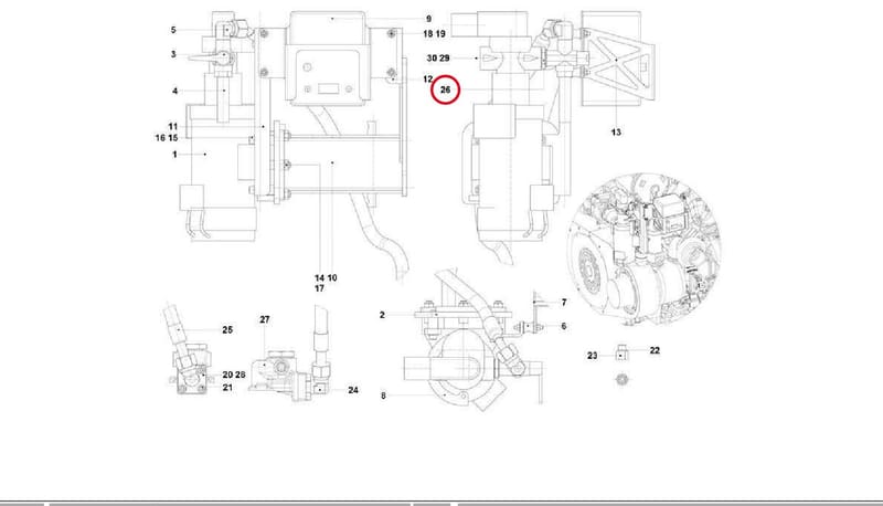 NIPPLE 1/2 GCO -3/4 GCO AFY 77729550R