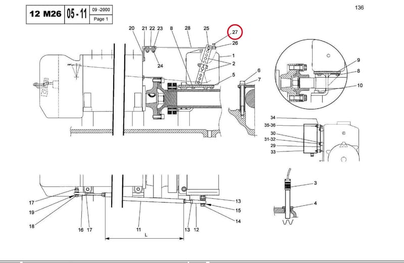 SCREW HC BP M5 77750030C