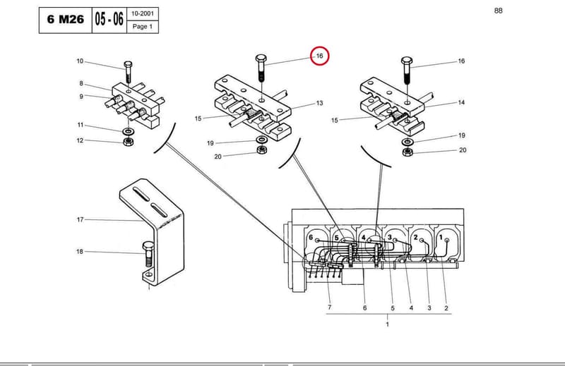 SCREW H M6x40 77751270A