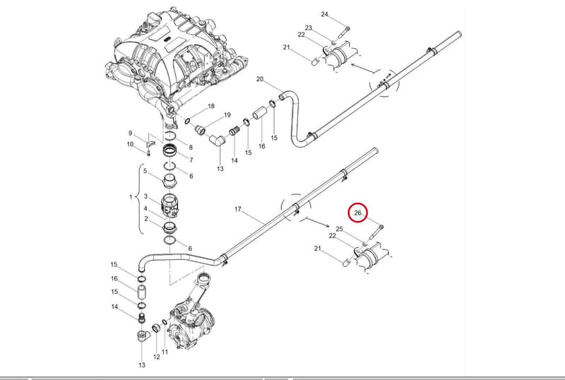 SCREW CHC M6x80 77751290X