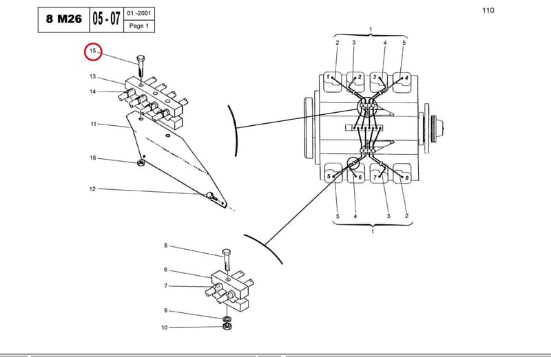 SCREW H M8x40 77752080F