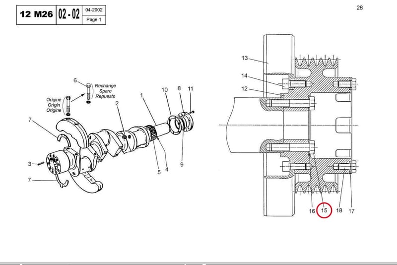 SCREW H M14x70 77755310R