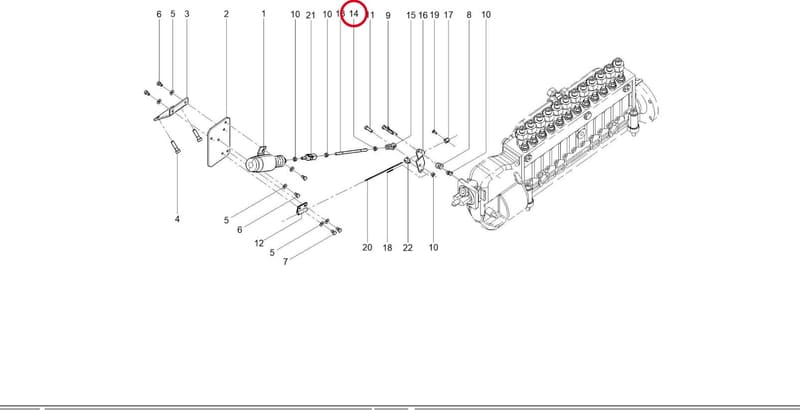 H NUT 6 ON THE LEFT 77791300L