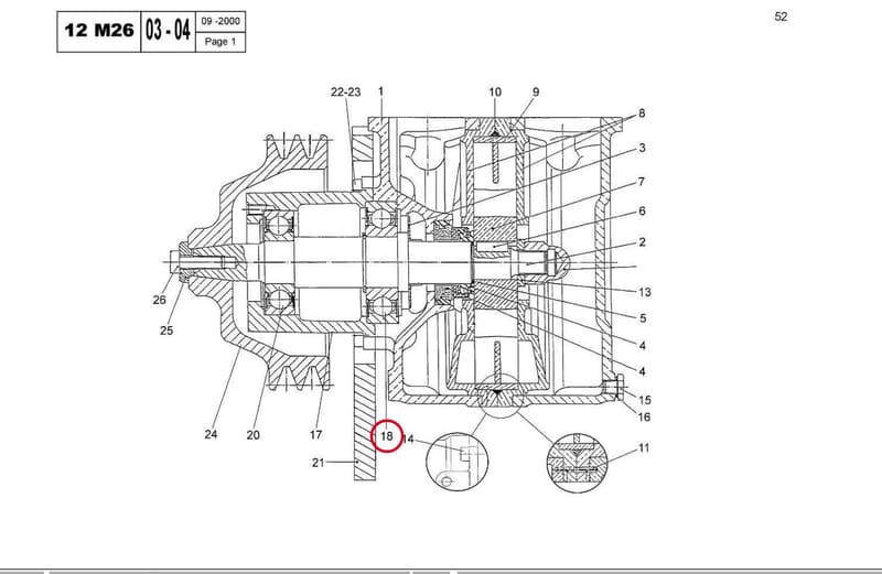 BALL BEARING 30 72 19 6306 77810500F